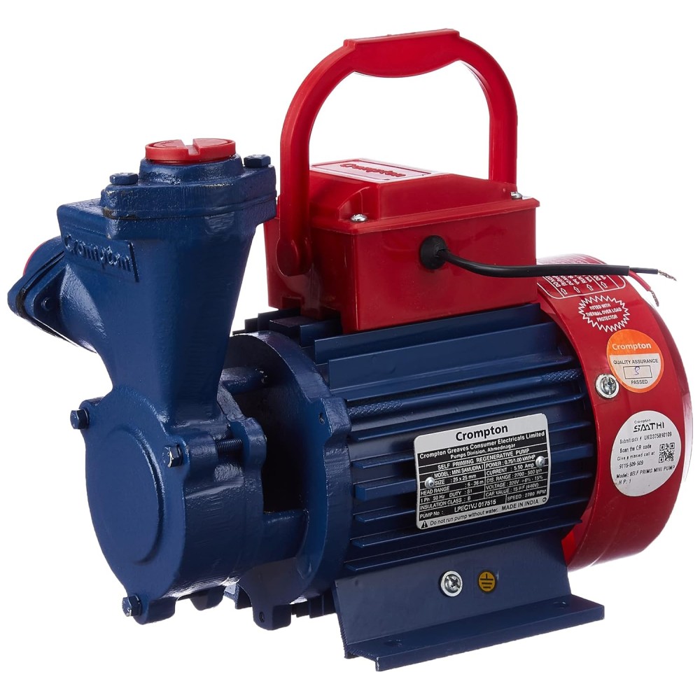 Crompton Mini Samudra I Hp Self Priming Monoset Pump Multicolour